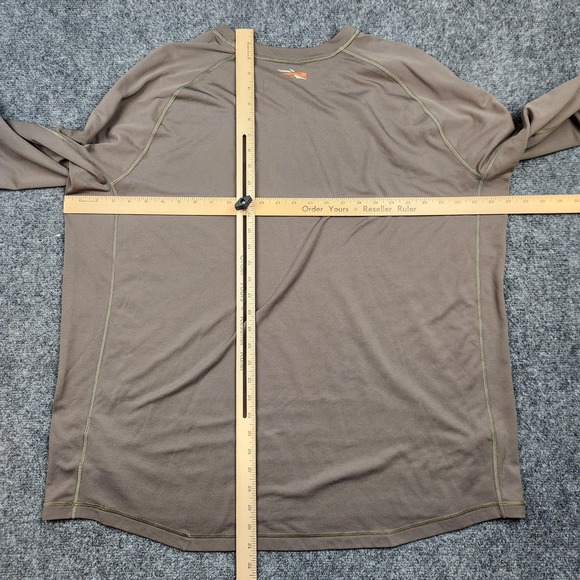 Sitka Core Light Weight Shirt Mens 3XL Gray Performance Base Layer Hunting 10033 - Picture 7 of 10